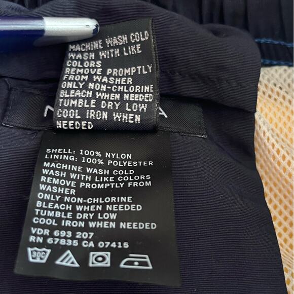 Nautica Swim Trunks Color Block Lined Shorts Size Small NWT - Picture 6 of 7